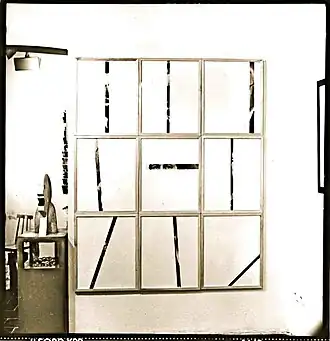 J. Moucha: Devět čs. presidentů ze souboru Škrabošky (1993)