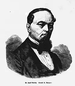 Josef Pečírka (kreslil Karel Maixner)