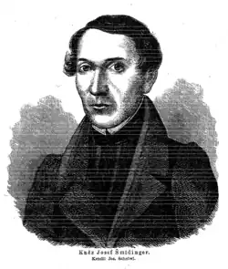 Josef Šmidinger (kreslil Josef Scheiwl 1868)