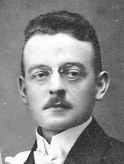 Výřez svatební fotografie ze dne 21. srpna 1913