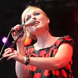 Josefine Lindstrand na Stockholm Jazz Festu 2009 (foto Bengt Nyman)
