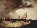 J. M. W. Turner, Rybář ze Shoeburyness zdraví loď z Whitstable, asi 1809