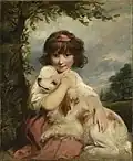 Joshua Reynolds: Dívka se psem, 1780