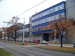 Český institut informatiky, robotiky a kybernetiky, dříve jedna z nejznámějších jídelen v Praze – tzv. Technická menza (ČVUT)