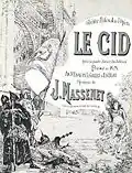 Plakát opery 'Le Cid' (1885)