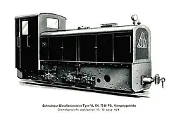 Lokomotiva typu VL 134 na firemním obrázku fy Jung, ca 1937 (zdá se, že stejný obrázek byl použit pro celou typovou řadu...)