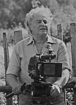 Juraj Šajmovič při natáčení filmu Golet v údolí