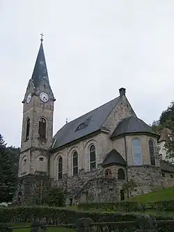 Pohled z ulice Bielatalstraße (2021)