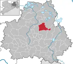 Königswartha na mapě