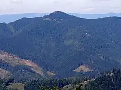 Výhled na Kľak od Nižného Šipúnského sedla