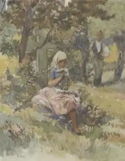 Ilustrace k románu od Oldřícha Cihelky (1940)