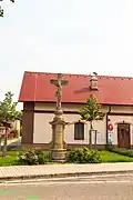 Kříž v obci Pohoří