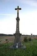 Kříž za obcí u cesty směrem na Jednov, Suchdol, okres Prostějov.jpg