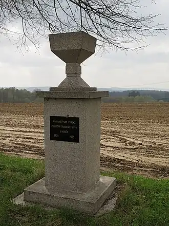 Památník bitvy u Křeče, 1935