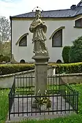 Křetín - socha sv. Jana Nepomuckého, 2025-05, obr01.jpg