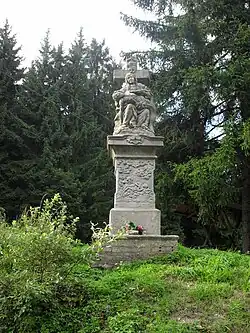 Socha Piety v Křižanském sedle