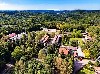 Písky, areál SLŠ a SOU Křivoklát