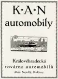 Reklama automobilky z roku 1913