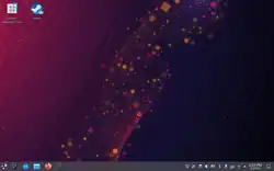 Systém SteamOS 3.0 v režimu plochy s výchozím prostředím KDE Plasma