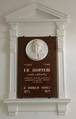 Pamětní deska Františka Skopalíka