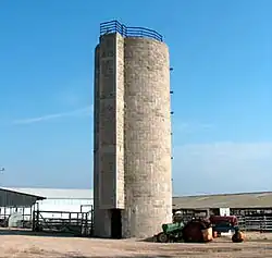 Obilné silo v Kvucat Javne