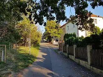 Západní úsek, pohled východním směrem