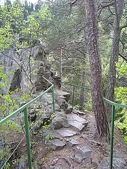 Přístup k vyhlídce