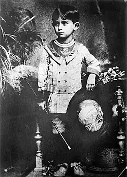 Bratr Gabriely: Franz Kafka (kolem roku 1888)