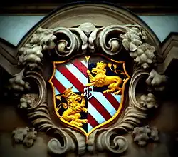 Kaiserštejnský erb na paláci