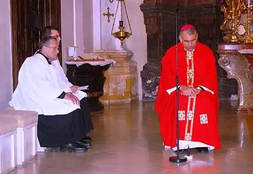 Mons. Josef Kajnek na Celostátním setkání animátorů seniorů 2007