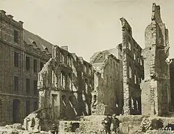 Ruiny školy v městě Kalisz