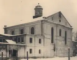 Pohled na Velkou synagogu v Kališi roku 1940
