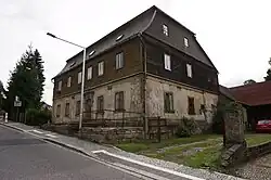 Pohled na západní štítovou stranu objektu (rok 2018)