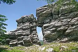 Pohled na Kamenná vrata