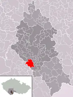 Kamenný Újezd na mapě