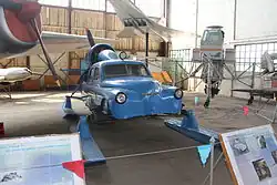 Aerosaně v Ústředním muzeu letectva v Moninu