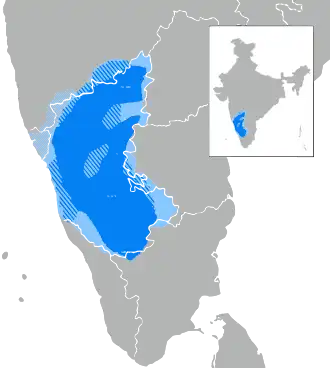 Mapa rozšíření jazyka