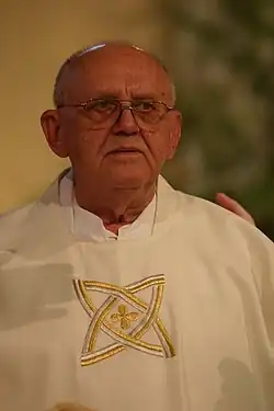 ThDr. Vladislav Kara v katedrále sv. Štěpána v Litoměřicích v roce 2007