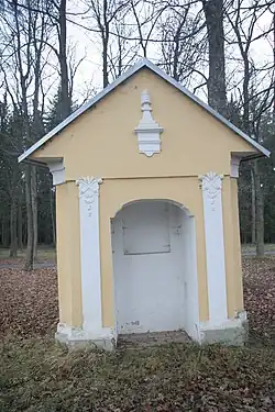 Kaple křížové cesty u kostela svaté Anny u Pohledu