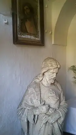 Detail interiéru kapličky ve Frýdštejnu