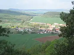 Celkový pohled na Ležky z Kapucínu