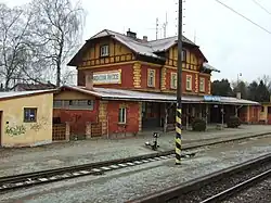 Nádražní budova v Kardašově Řečici
