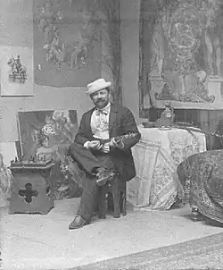 Karel Žádník v atelieru