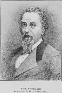 Karel Feistmantel (kreslil jeho syn Otakar Feistmantel)