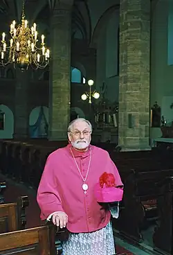 J.M. can. Karel Jordán Červený v českokamenickém kostele sv. Jakuba Většího