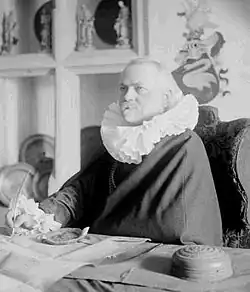 ředitel soběslavského muzea Karel Lustig (1856-1924) jako Petr Vok