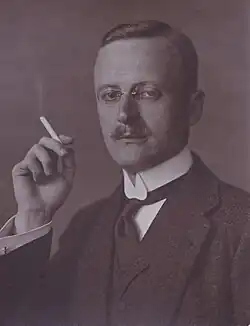 Karel (Charlie) Nádherný z Borutína v roce 1916