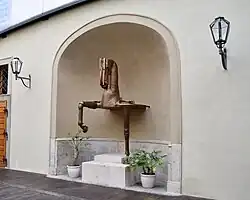 Socha koně v Nosticově paláci