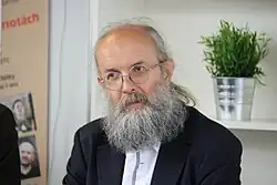 Karel Oliva na festivalu Svět knihy (2013)