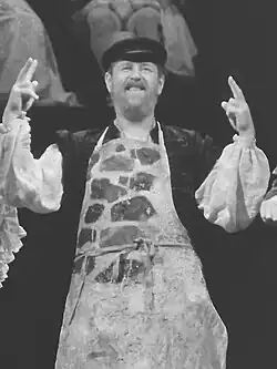 Karel Pospíšil v Národním divadle v roce 1997